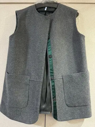 로지몬스터 새틴 라인 멜톤 베스트 그레이