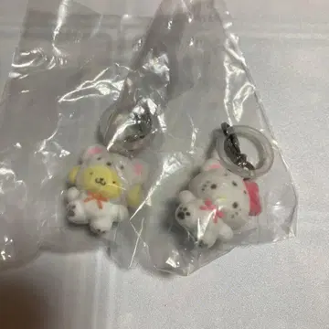 산리오 메지루시 액세서리 후와후와 스노우 키티 폼폼푸딩