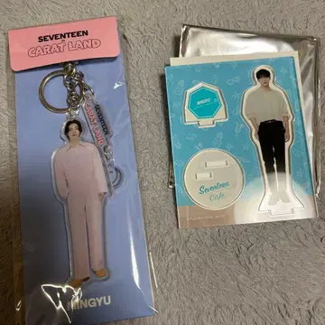 SEVENTEEN 민규 키링 세븐틴 카페 아크릴 스탠드