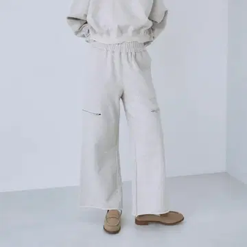 Heavy Sweat Side Zip 컷 팬츠