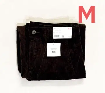 UNIQLO 코듀로이 커브 팬츠 M 사이즈 다크 브라운 코토니에 유니클로