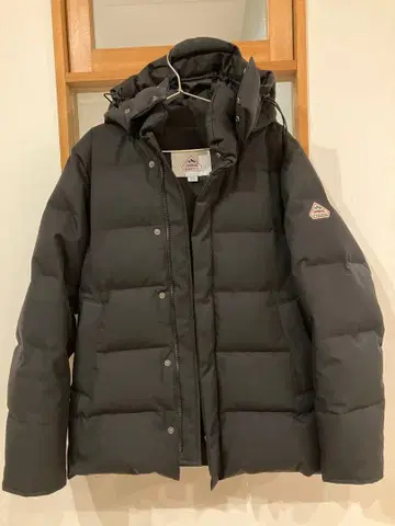 PYRENEX 후드 부착 다운 자켓 JP XS 블랙