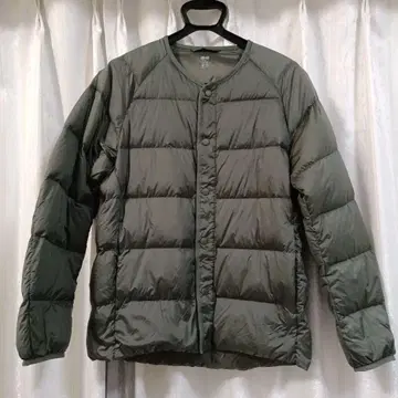 UNIQLO 리사이클 다운 올리브 그린 M