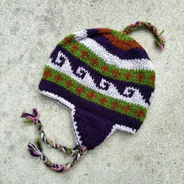 니트 모자 unknown 비니 모자 꽁지 구제 의류