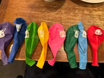 AZKI 팥 솔로라이 풍선 세트