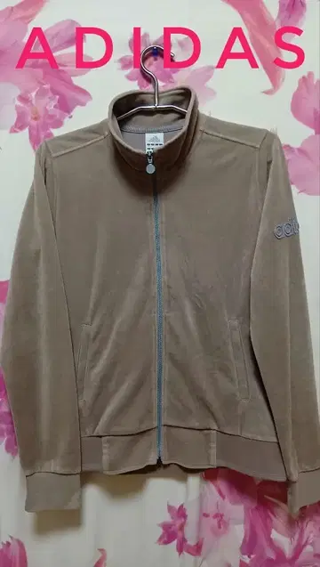 adidas 아디다스 벨로아 트랙 자켓 베이지 L