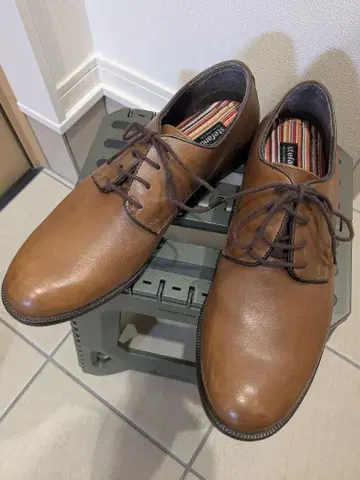 브라운 드레스 슈즈 스트링 슈즈