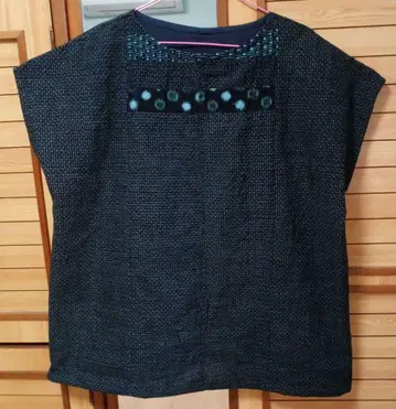 서생 무늬 프렌치 소매 상의 2겹 제작