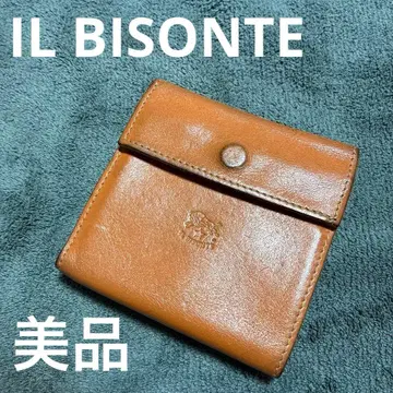 [ 새상품급 ] IL BISONTE 일비종떼 3단 폴더형 컴팩트 지갑
