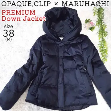 [ 새상품급 ] OPAQUE.CLIP 말하치 프리미엄 다운 자켓 M 블랙