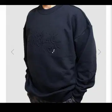 UVERworld 엠보싱 맨투맨 블랙 L