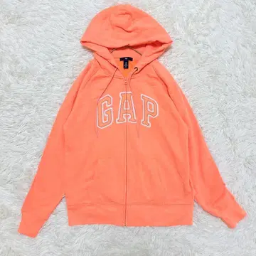 갭 GAP 오렌지 집업 후드티 M 사이즈 y2k