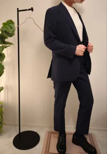 매킨토시 네이비 비즈니스 정장 M 사이즈