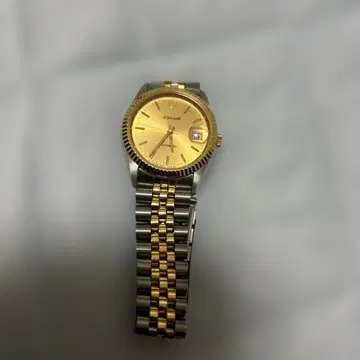 Lowsell 로젤 자동 와인딩 골드 다이얼 정크