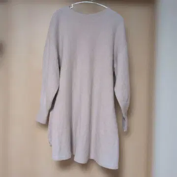 SNIDEL 베이지 긴팔 원피스 루즈핏 프리 사이즈