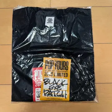POP Yours 2025 한정판 T셔츠 L 사이즈 블랙