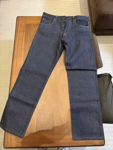 데님 청바지 사이즈 34 다크 블루