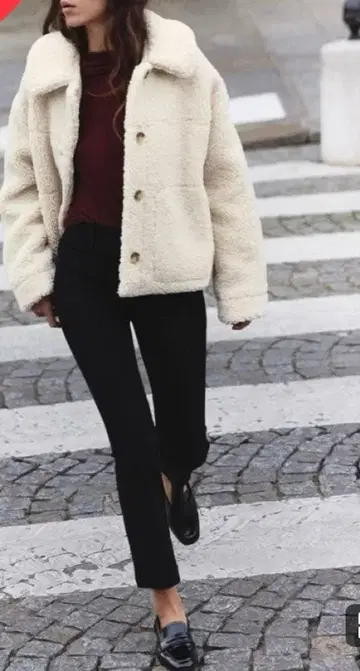 ZARA 보아 자켓 S