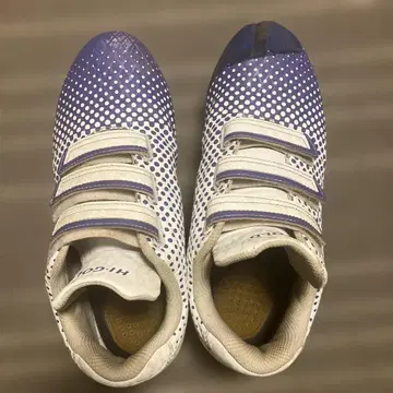 HI-GOLD 스파이크 슈즈 26.5cm 보라색/화이트