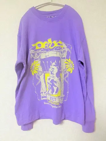 DEUS RECORDS 프린트 롱T