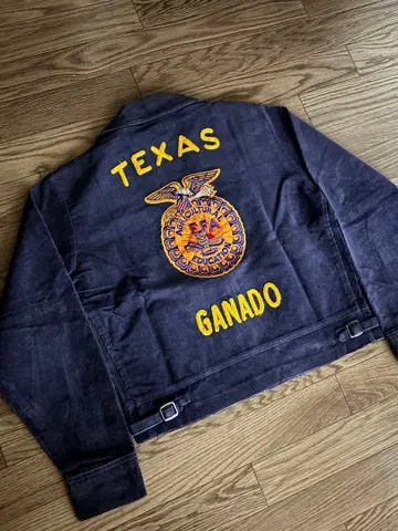 [분위기 발군] 정품 FFA 자켓 70s ~80s 퍼플 계열 USA