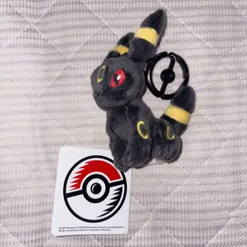 포켓몬 센터 한정판 카라비너 포함 마스코트 블래키 부즈 마스코트