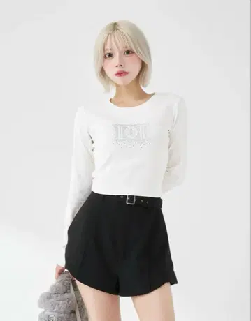 Darich 샤이니 DD 로고 컴팩트 롱 T셔츠