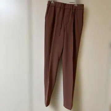 파시오네 미사용 새상품 더스티 핑크 허리밴딩 캐주얼 팬츠