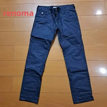 르노마 다크 블루 슬림핏 바지