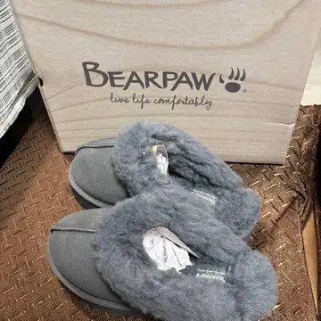 BEARPAW 어그 부츠 신발 22cm 그레이