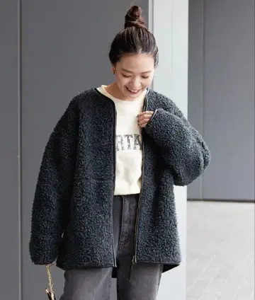 B.C STOCK 보아 파이핑 블루종 블랙