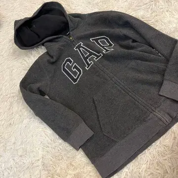 archive GAP zip-up hoodie Y2K 그레이 플리스