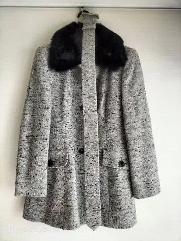 [해롯] 그레이 퍼 옷깃 자켓 수트