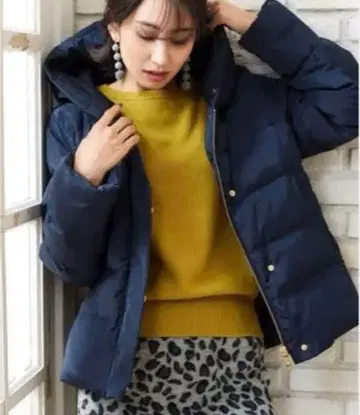 르쿨르블랑 숏 다운 네이비