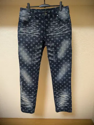 Karl Kani 모노그램 올 패턴 데님