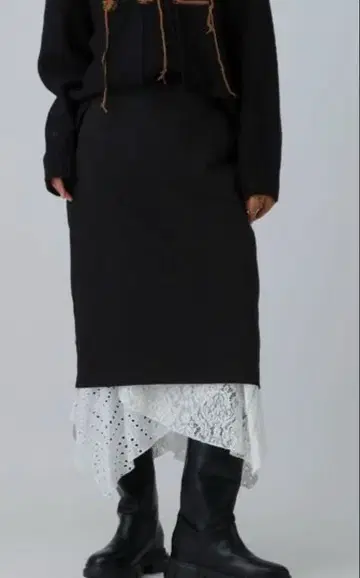 LEPSIM 새상품 레이어드라이크 스커트