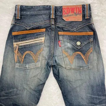 [ EDWIN ] 에드윈 463XVS 플랩&지퍼 스트레이트 데님 팬츠