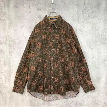 TOMMY HILFIGER 페이즐리 무늬 코듀로이 조