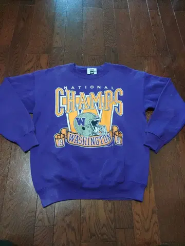 Lee 맨투맨 L 90S 구제 의류 MADE IN USA 미식축구 보라색