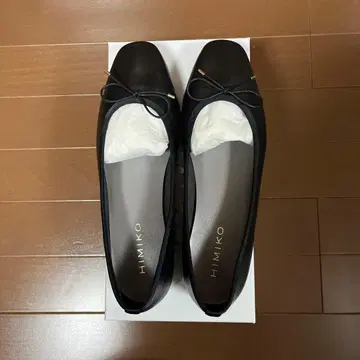 HIMIKO 블랙 플랫슈즈 23.5cm