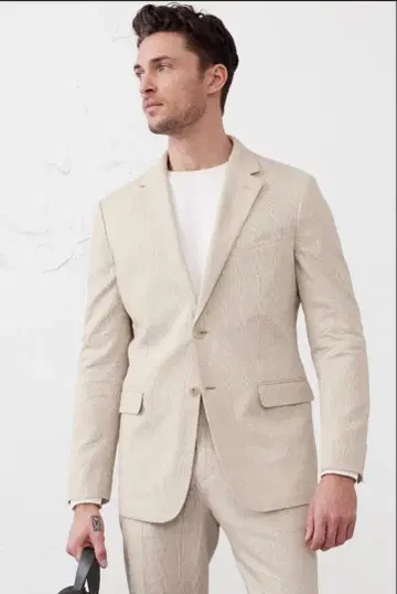 BANANA REPUBLIC 린넨 블렌드 자켓