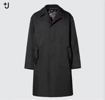 +J 블랙 스텐카라 코트 XXL