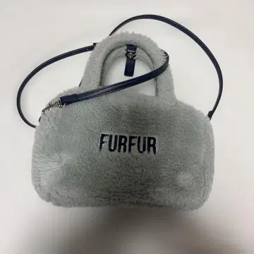 FURFUR 에코 퍼 스퀘어 보스턴 백