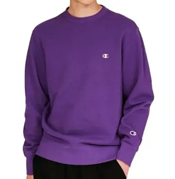 XL 새상품 Champion 챔피온 맨투맨 퍼플 보라색