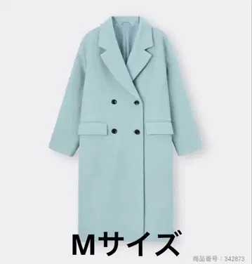 GU 니트 멜톤 테일러드 코트