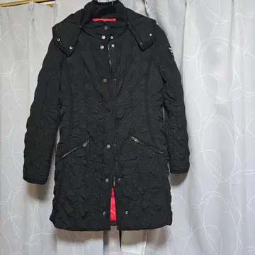 Desigual 블랙 롱 코트 40