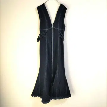 앤 쿠튄 점퍼 스커트 데님 블루 계열 38