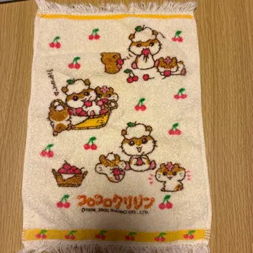 헤이세이 레트로 1998년 레어 산리오 코로코로쿠리린 깔개 핸드 타월