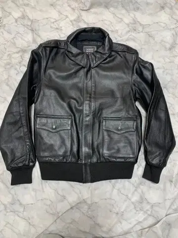 HORN WORKS 레더 자켓 플라이트 호른웍스 소가죽 A-2