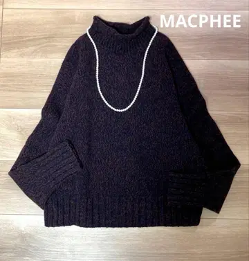 미사용 새상품 맥피 22AW 파인 울 풀오버 니트 S